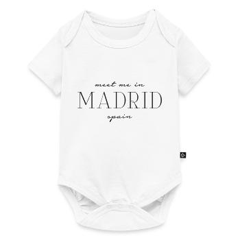 Meet me in Madrid Spain - Spanien - Baby Premium short-sleeve bodysuit - white - Front