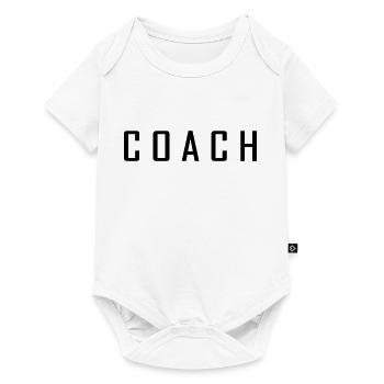 Coach - Baby Premium short-sleeve bodysuit - white - Front