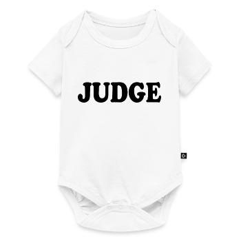 Judge - Baby Premium Kurzarmbody - Weiß - Vorne