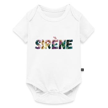 Sirène - Body à manches courtes Premium Bébé - blanc - Devant