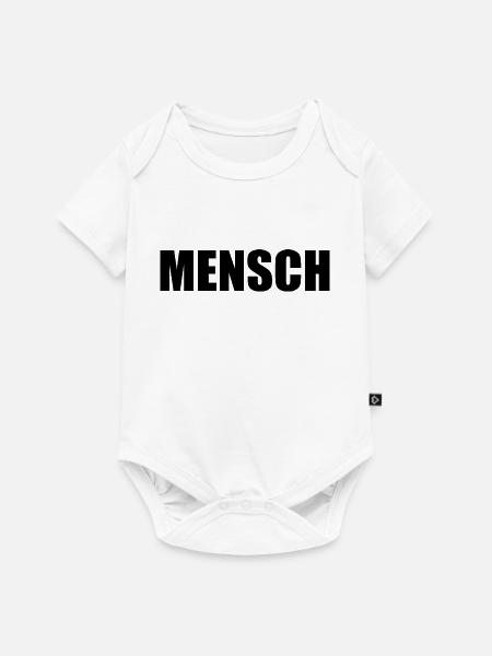 Mensch - Baby Premium Kurzarmbody - Weiß
