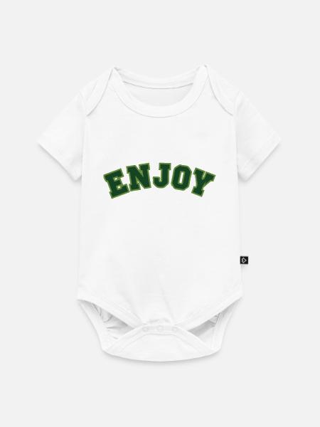 Genießen - Baby Premium Kurzarmbody - Weiß
