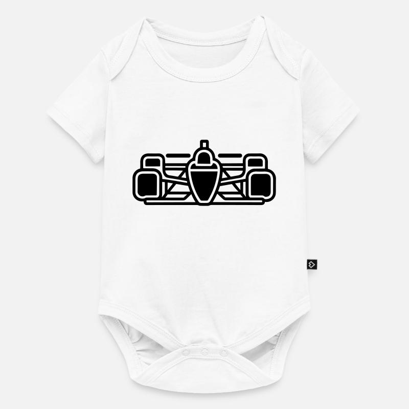 F1 Voiture de course - Body à manches courtes Premium Bébé - blanc