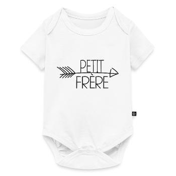 Little brother -minimlist - Baby Premium short-sleeve bodysuit - white - Front