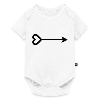 Heart Arrow - Baby Premium short-sleeve bodysuit - white - Front