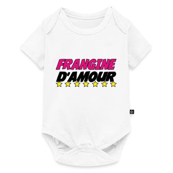 FRANGINE d'amour - Body à manches courtes Premium Bébé - blanc - Devant