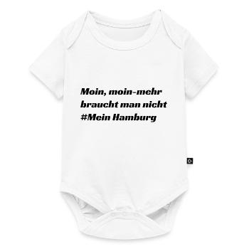 Hamburg - Baby Premium Kurzarmbody - Weiß - Vorne