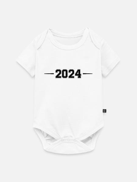 2024 - Baby Premium Kurzarmbody - Weiß