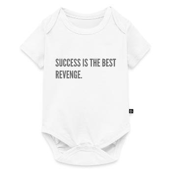 Success is the best revenge. - Baby Premium short-sleeve bodysuit - white - Front