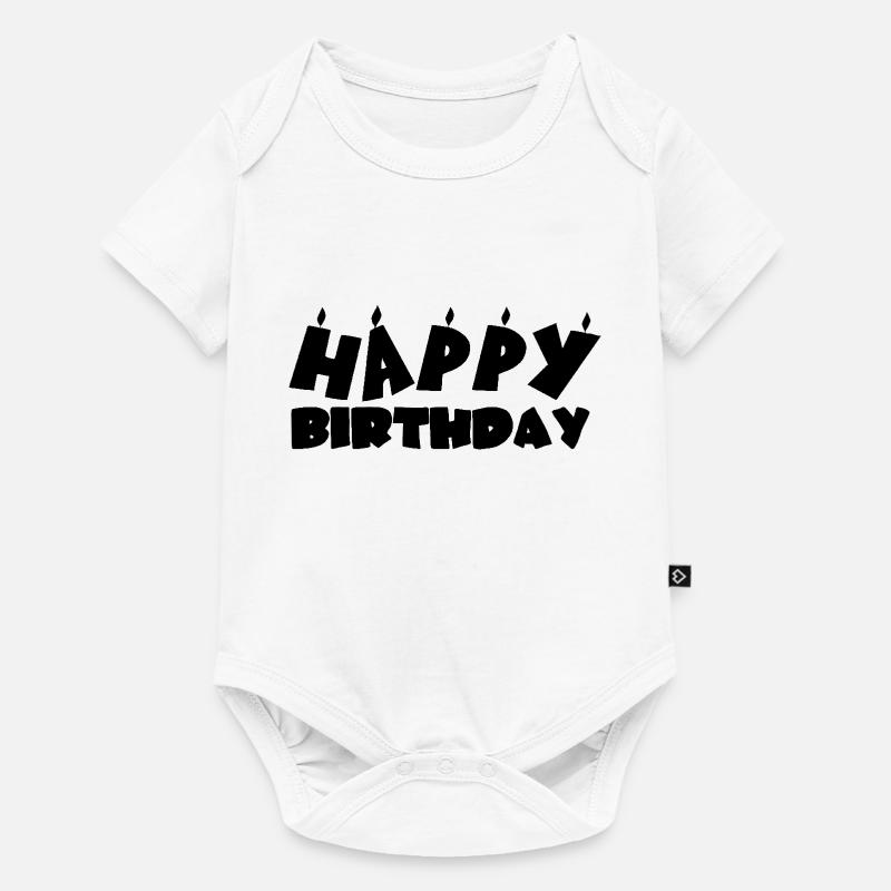 Bon anniversaire - Body à manches courtes Premium Bébé - blanc