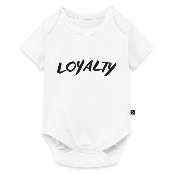 Loyalty - Baby Premium Kurzarmbody - Weiß - Vorne