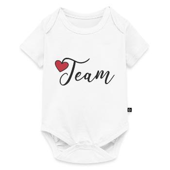 Cœur d’équipe - Body à manches courtes Premium Bébé - blanc - Devant