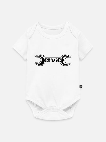 service - Baby Premium Kurzarmbody - Weiß