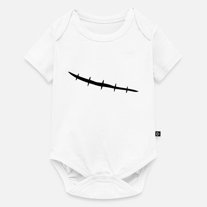 stitched_scar - Body à manches courtes Premium Bébé - blanc