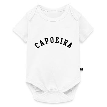 Capoeira Curved Logo - Baby Premium Kurzarmbody - Weiß - Vorne