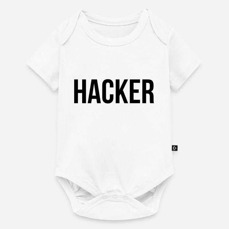 hacker - Baby Premium short-sleeve bodysuit - white