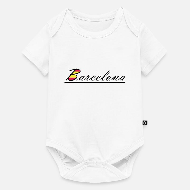 Barcelone - Body à manches courtes Premium Bébé - blanc