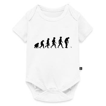 Evolution Golf Golfer Golfer Golf Course - Baby Premium short-sleeve bodysuit - white - Front