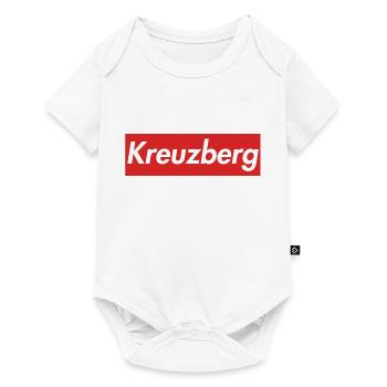 Kreuzberg - Baby Premium Kurzarmbody - Weiß - Vorne