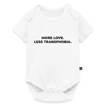 More Love Equality Trans King Trans Queen Humanity - Baby Premium Kurzarmbody - Weiß - Vorne