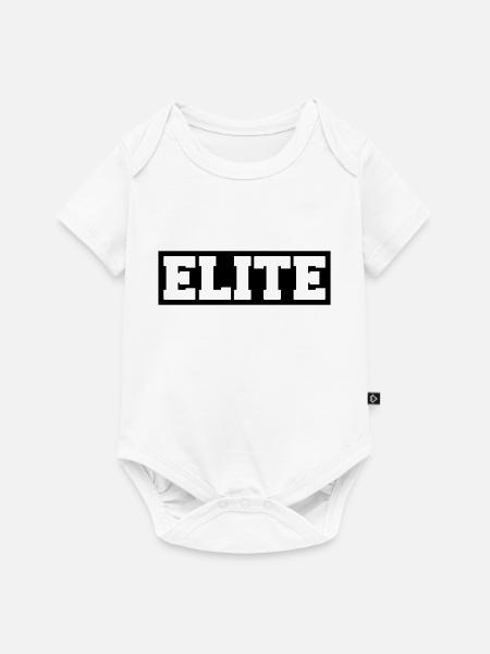 Elite - Baby Premium Kurzarmbody - Weiß