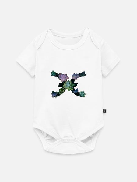 Bloom - Baby Premium Kurzarmbody - Weiß