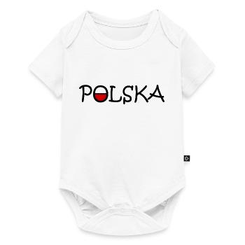 Polska - Poland - Baby Premium short-sleeve bodysuit - white - Front