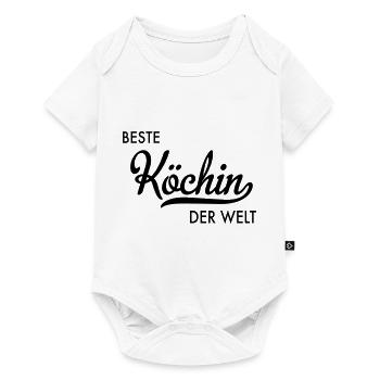 Beste Köchin der Welt - Baby Premium Kurzarmbody - Weiß - Vorne
