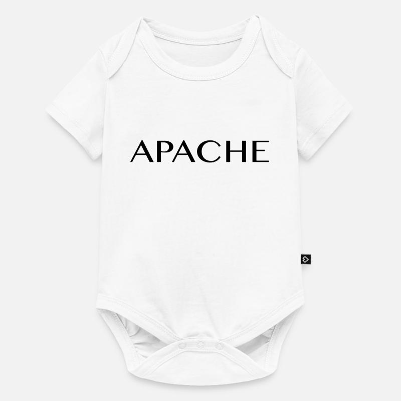 Apache - Baby Premium Kurzarmbody - Weiß