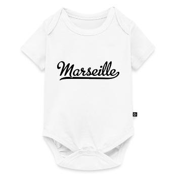 Marseille - Body à manches courtes Premium Bébé - blanc - Devant