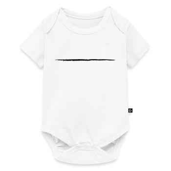 refroidir ligne coup de pinceau raye la ligne color - Baby Premium short-sleeve bodysuit - white - Front
