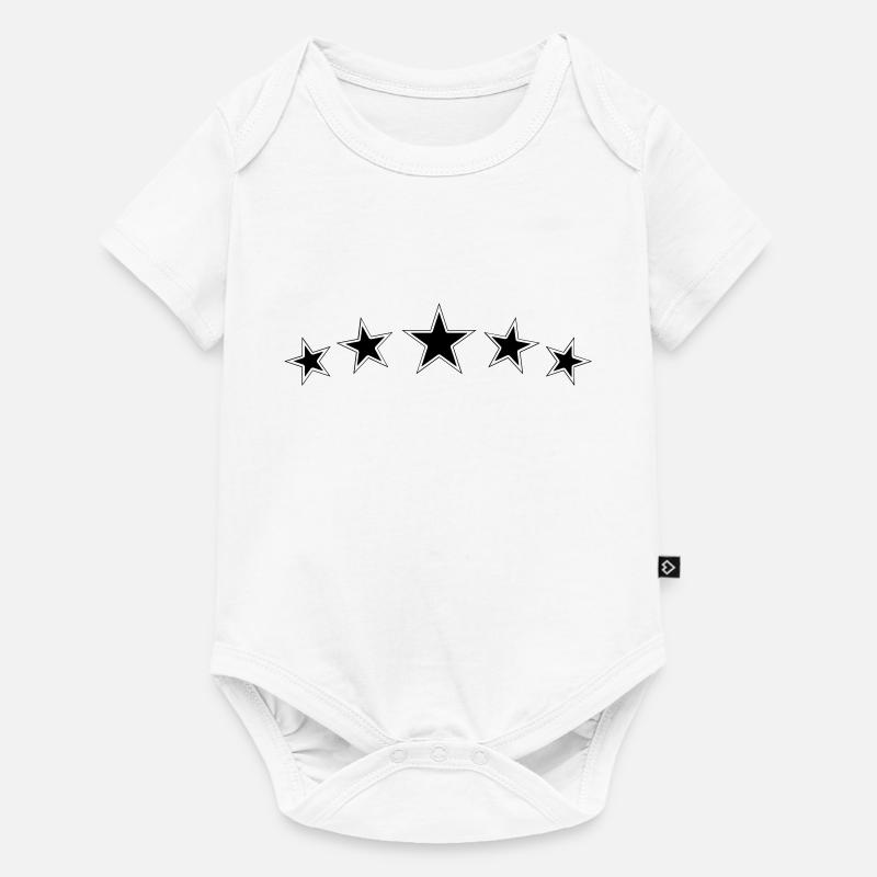 Five Star Symbol - Baby Premium short-sleeve bodysuit - white