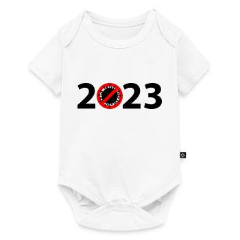 Virus Anti Corona 2023 - Body à manches courtes Premium Bébé - blanc - Devant