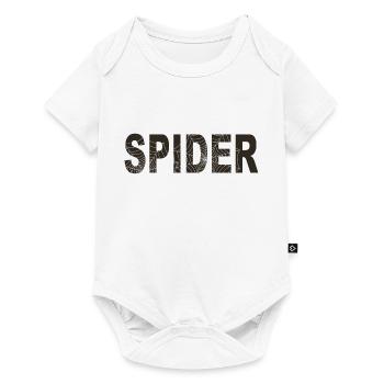 Spider word with graphic - Baby Premium short-sleeve bodysuit - white - Front