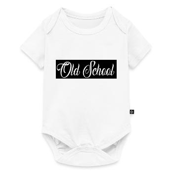 Old School - Baby Premium Kurzarmbody - Weiß - Vorne