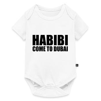 habibi come to dubai - Baby Premium Kurzarmbody - Weiß - Vorne