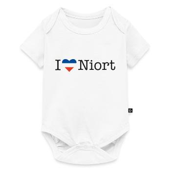 I love Niort - Baby Premium Kurzarmbody - Weiß - Vorne