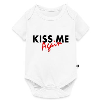 Kiss me again - Baby Premium Kurzarmbody - Weiß - Vorne