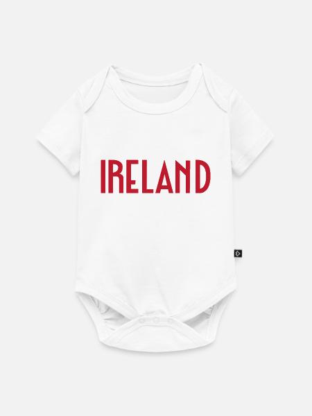 Irland - Baby Premium Kurzarmbody - Weiß