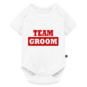 Team groom - Baby Premium short-sleeve bodysuit - white - Front