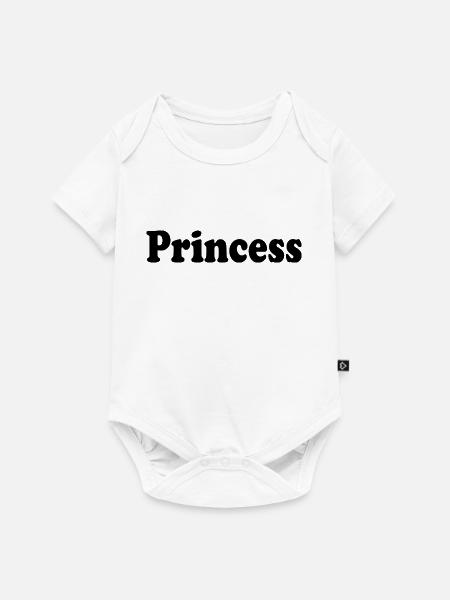 Princess - Baby Premium Kurzarmbody - Weiß