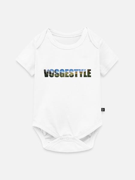 Landschaft im Vogesenstil - Baby Premium Kurzarmbody - Weiß