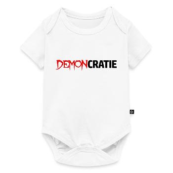 DEMONCRATIE - Body à manches courtes Premium Bébé - blanc - Devant
