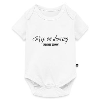 Dancing Dance Music - Baby Premium short-sleeve bodysuit - white - Front