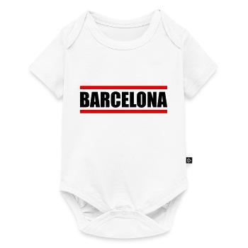 Barcelone - Body à manches courtes Premium Bébé - blanc - Devant