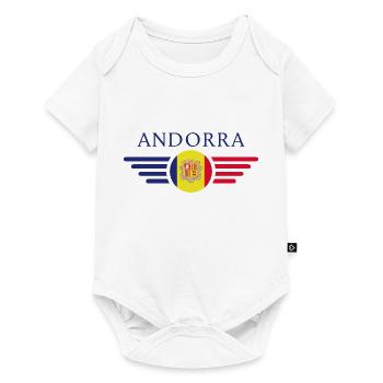 Andorra Style Design T-Shirt - Body à manches courtes Premium Bébé - blanc - Devant