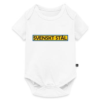 Swedish steel - Baby Premium short-sleeve bodysuit - white - Front