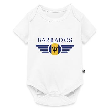I Love Barbados, Elegance Style Design T-Shirt - Baby Premium short-sleeve bodysuit - white - Front