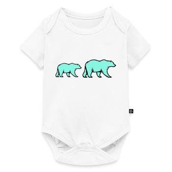 Ours polaires - Body à manches courtes Premium Bébé - blanc - Devant