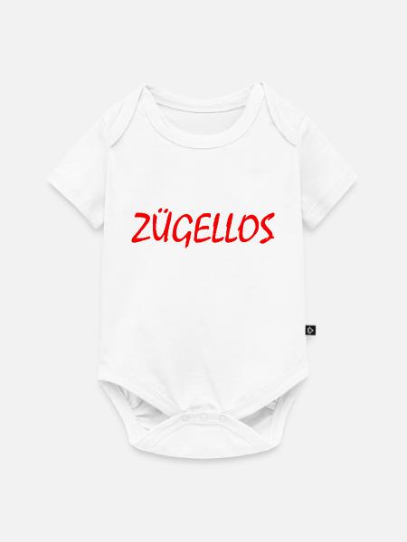 zügellos - Baby Premium Kurzarmbody - Weiß